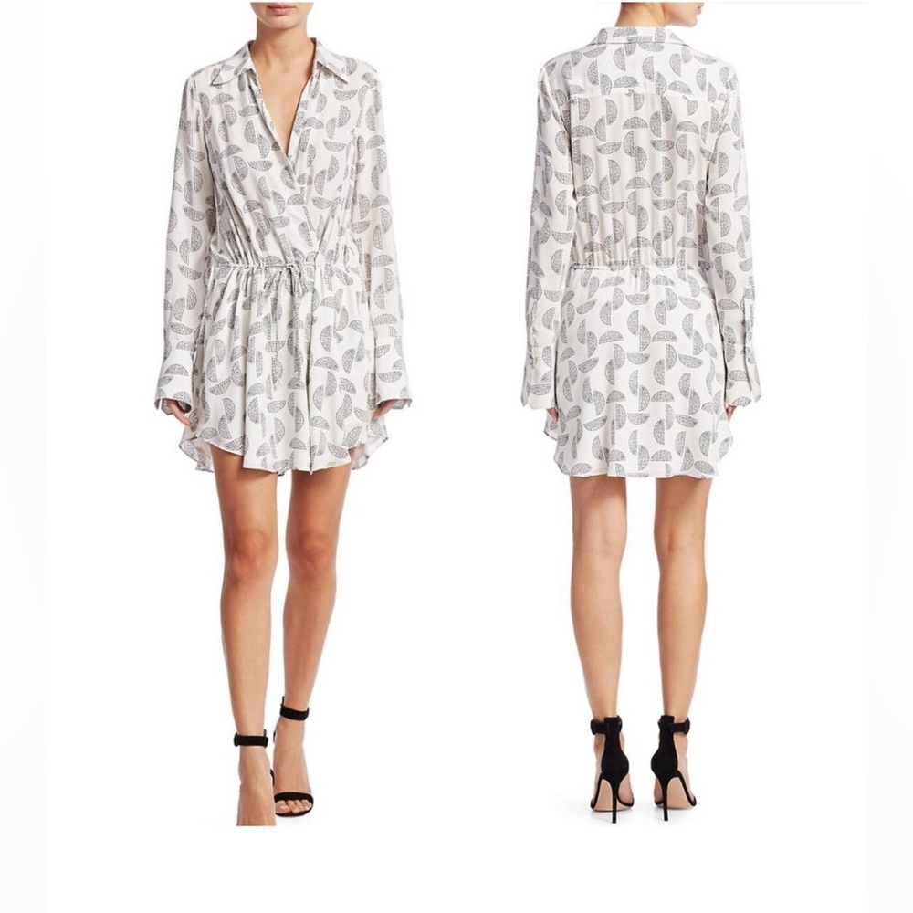 A.L.C. Polka Dot Flounce Dress